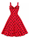 Vintage Pin Up -Mekko, Punainen Pilkku