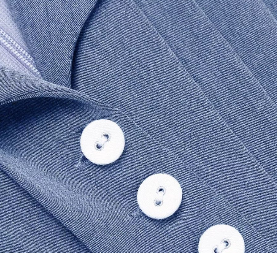 Sininen Laskostettu Vintage-Mekko