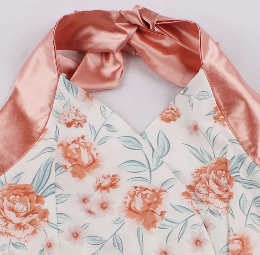 Vintage Vaaleanpunainen Häämekko