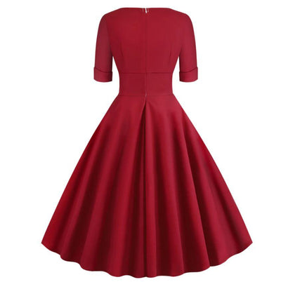 Vintage Rockabilly-Mekko 50-Luvun Carmine
