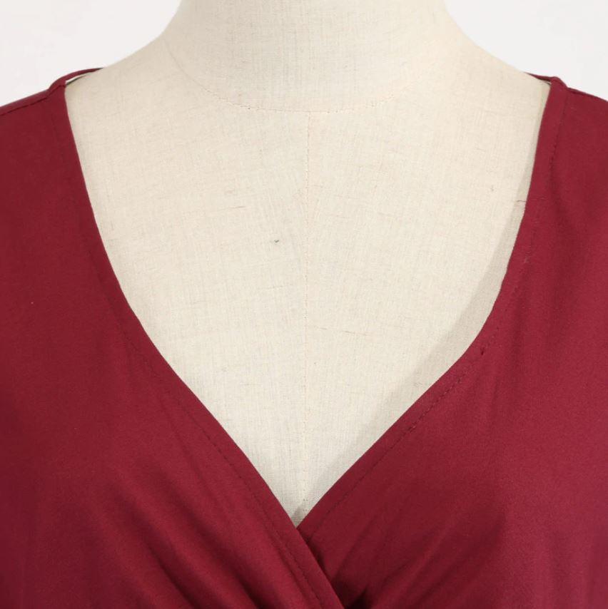 Vintage Rockabilly-Mekko 50-Luvun Carmine