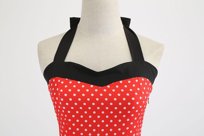 Vintage Punainen Mekko