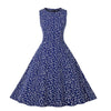 Vintage Blue Hearts -Mekko
