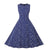 Vintage Blue Hearts -Mekko