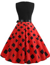 Moderni Punainen Vintage Mekko