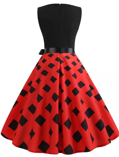 Moderni Punainen Vintage Mekko