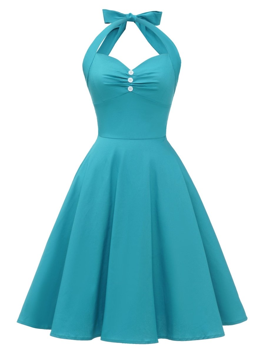 Vintage Seksikäs Pin Up Sky -Mekko