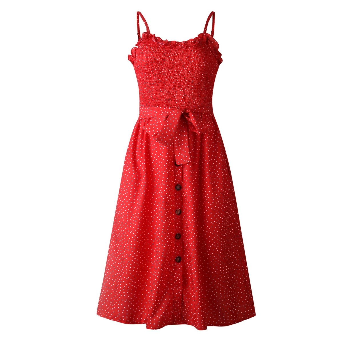 Vintage Kuusikymmentäluvun Punainen Mekko