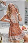 Bohemian Tyylinen Vintage Mekko