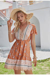 Bohemian Tyylinen Vintage Mekko