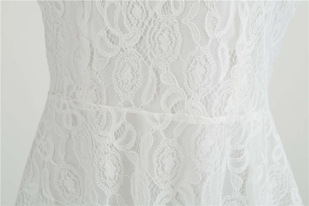 Vintage Trapetsi Mekko Valkoinen