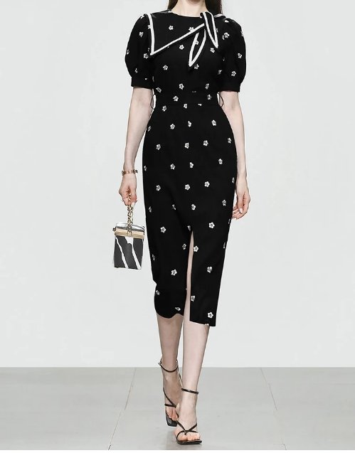 Erittäin Tyylikäs Vintage Mekko