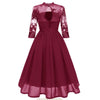 Vintage Burgundy Voile -Mekko