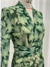 Vintage Vihreä 40-Luvun Mekko