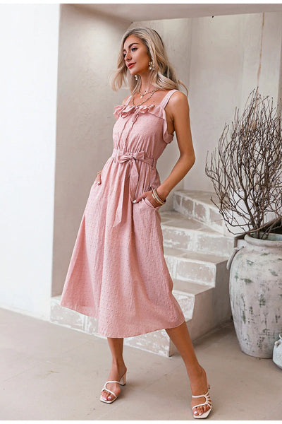 Vintage Mekko Vanha Pinkki