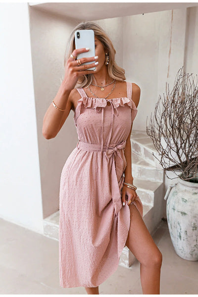 Vintage Mekko Vanha Pinkki
