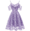 Vintage Violetti Mekko Hunnulla