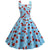 Vintage 1950 Kirsikansininen Mekko