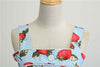 Vintage 1950 Mansikansininen Mekko