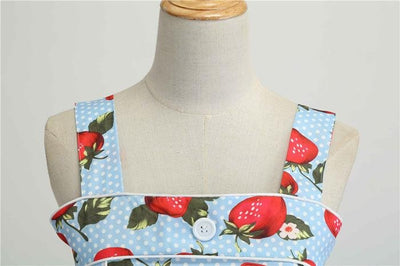 Vintage 1950 Mansikansininen Mekko