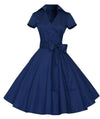 Vintage 50-Luvun Mekko Sininen