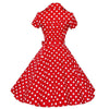 Vintage 50-Luvun Punainen Mekko
