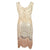 Vintage 20-Luvun Beige Mekko