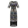 Vintage 20-Luvun Gatsby Long Gold -Mekko