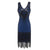 Vintage 20s Plus Size -Mekko, Sininen