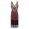 Vintage 20s Plus Size Punainen Mekko