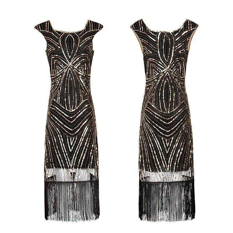 Vintage 20-Luvun Retromekko Mustakulta