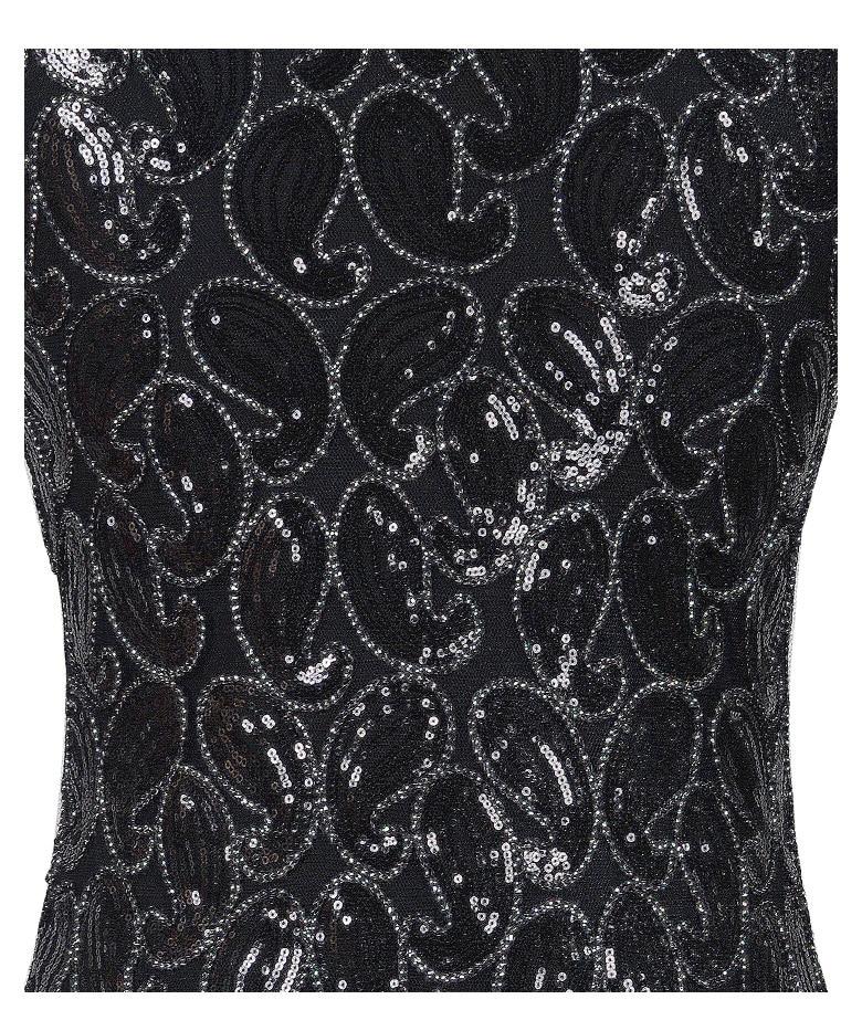 Vintage 20-Luvun Mekko, Seksikäs Musta