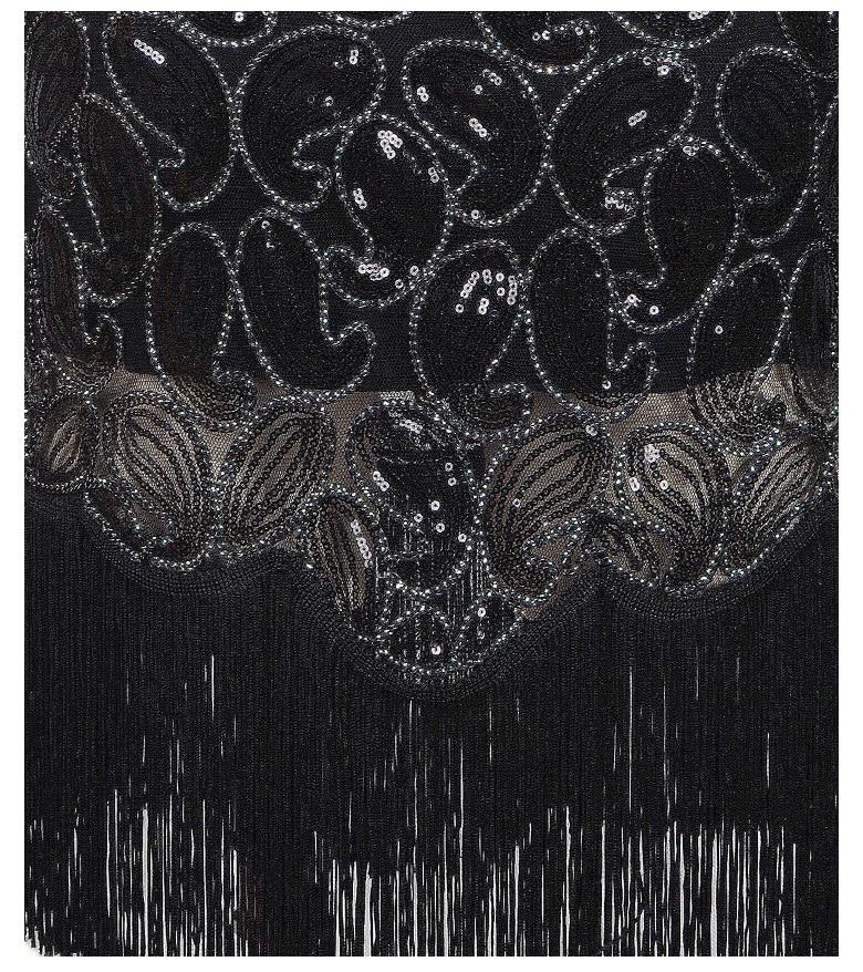 Vintage 20-Luvun Mekko, Seksikäs Musta