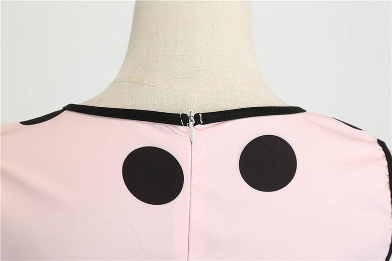 50-Luvun V-Kaula-Aukkoinen Mekko