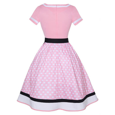 60-Luvun Mekko Vaaleanpunainen