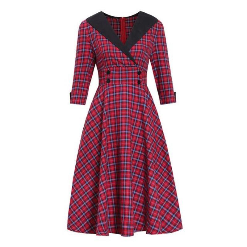 Vintage Punainen Talvimekko