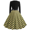 Keltainen Vintage Mekko