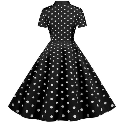 Musta Vintage Retro Mekko