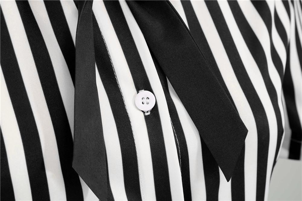 Vintage Retro Mustavalkoinen Mekko