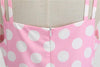 Vintage Rockabilly-Mekko, Vaaleanpunainen Pilkku