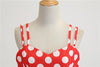 Vintage Rockabilly-Mekko, Punainen Valkoinen Pilkku