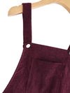 Vintage Velvet Teen Dress Burgundy