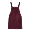 Vintage Velvet Teen Dress Burgundy