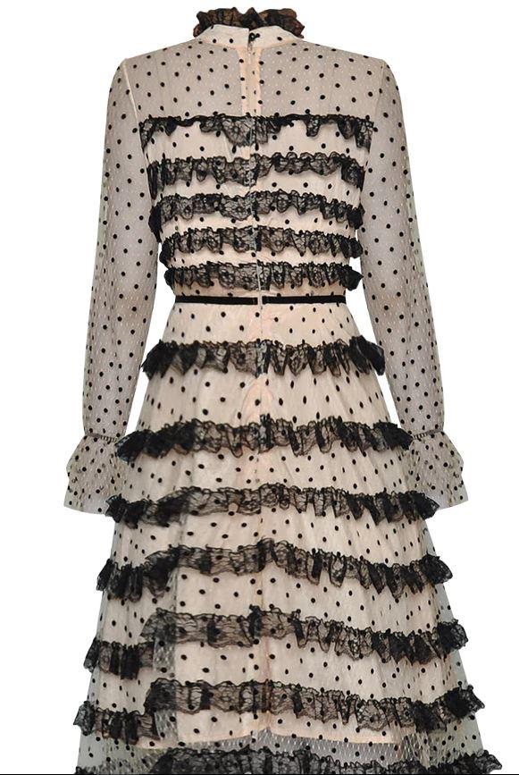 Vintage 40-Luvun Mekko Vaaleanpunainen