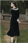 Vintage 40s Out-Fit Mekko Musta